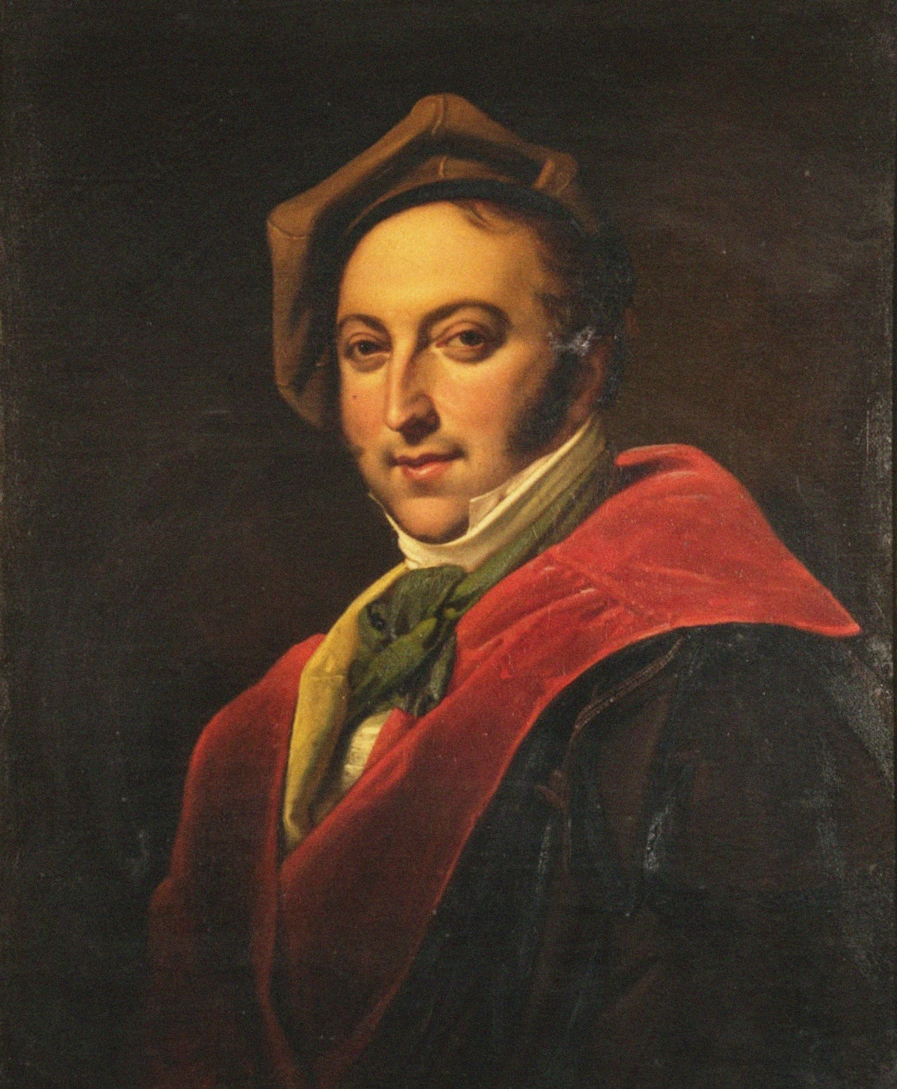 Gioachino Rossini by an anonymous artist. 