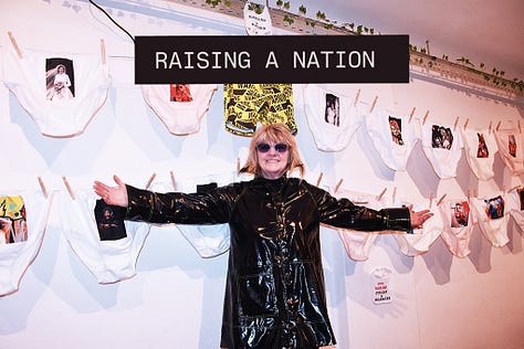 Art Installation with Knickers - Suzy Starlite