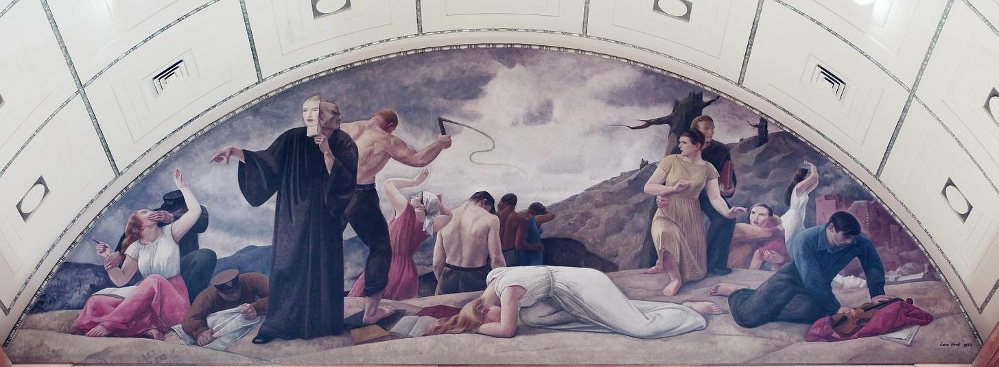 A painting of a person lying on her back

AI-generated content may be incorrect.