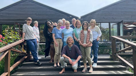 Photos And paintings from a week long art retreat by painter tom shepherd