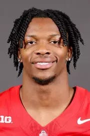 Ohio State football headshots Tuesday, July 16, 2024, in Columbus, Ohio. (Photo/Jay LaPrete)