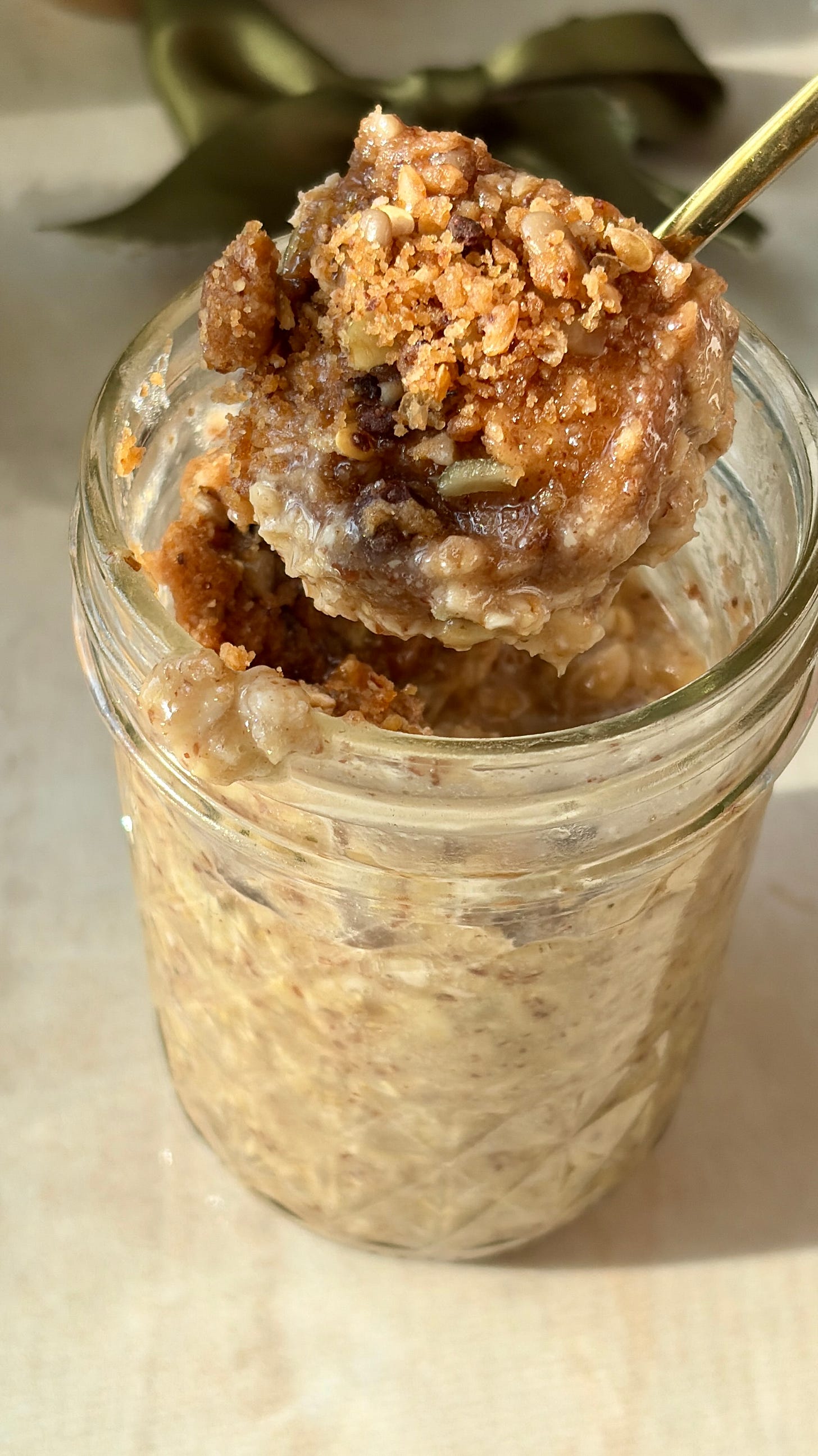 Superfood cookie crumble overnight oats Superfood cookie crumble overnight oats