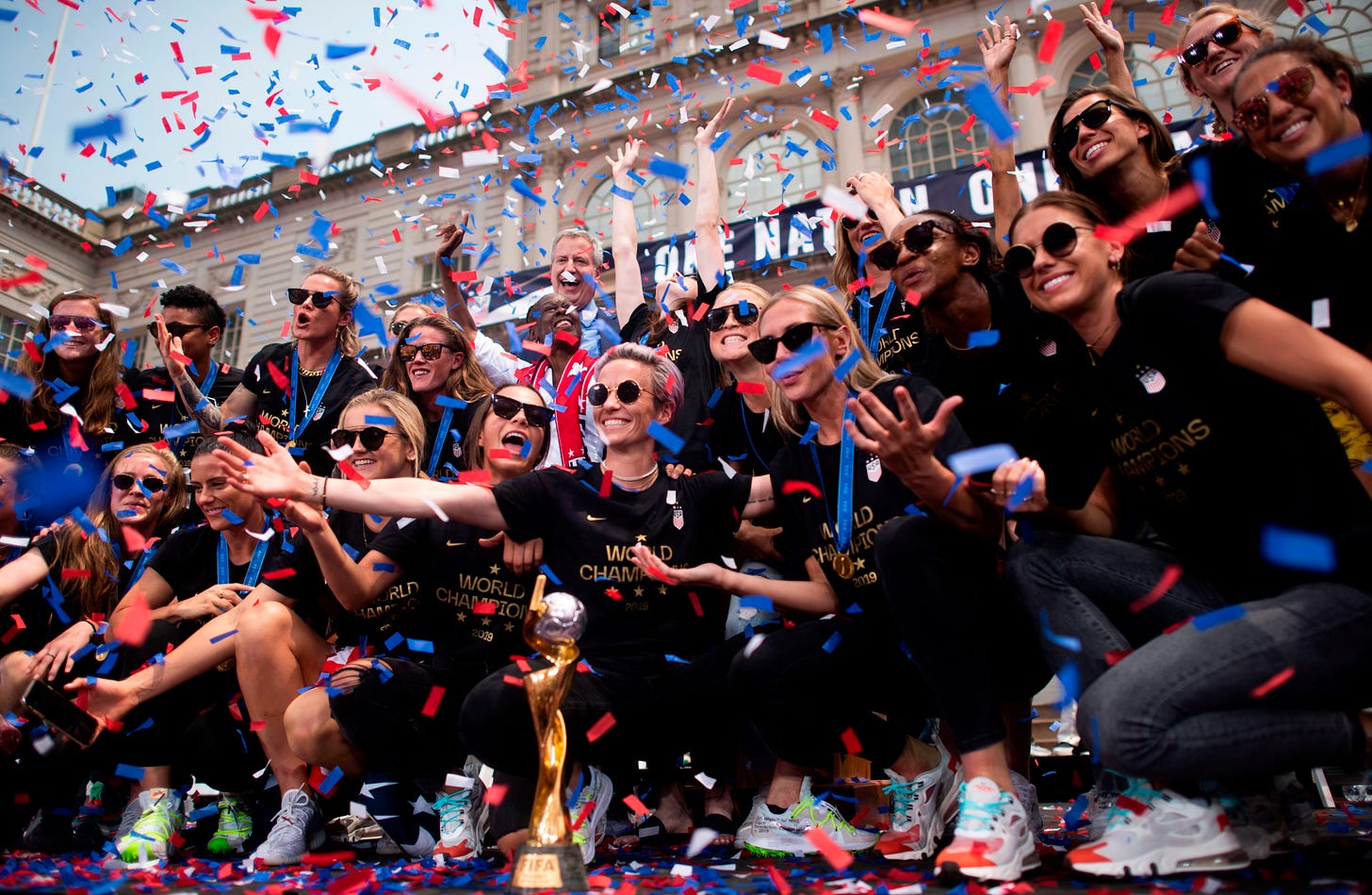 The U.S women's soccer team reaches an equal pay settlement : NPR