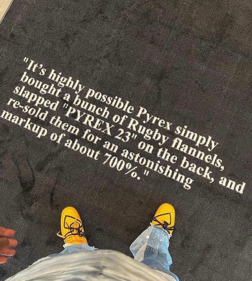 Ovrnundr on X: "The story of Virgil Abloh's Pyrex flannel that re-defined  the standards of luxury https://t.co/pzWA99uOoI" / X