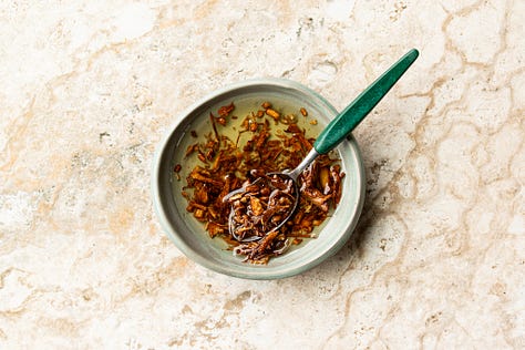 Various photos of burdock root in various recipes, shot by JB Douglas for The Wild Grocery