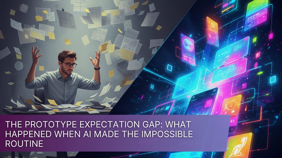 The Prototype Expectation Gap: What Happened When AI Made the ...
