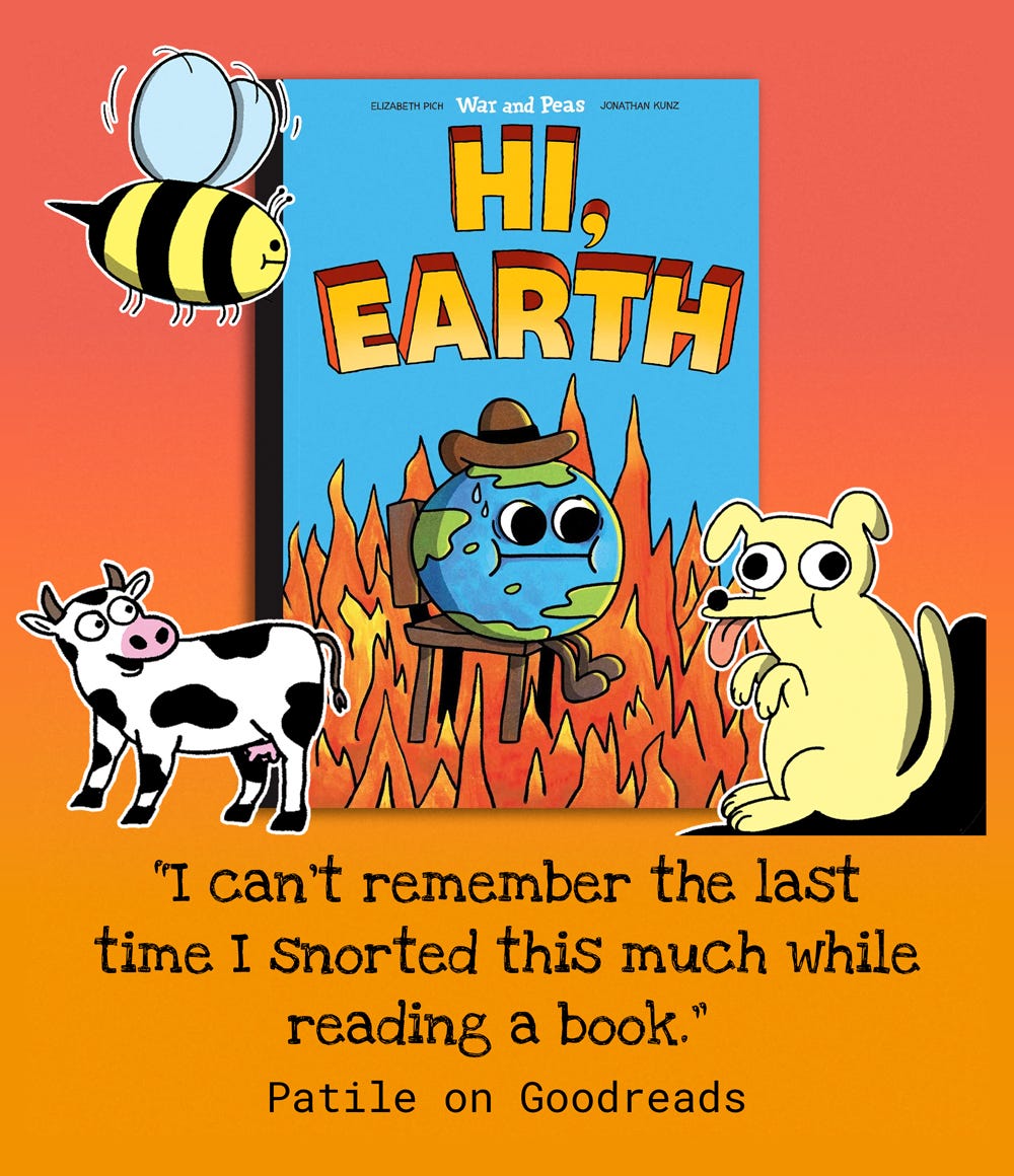 Hi, Earth – Release Day - by Elizabeth Pich \u0026 Jonathan Kunz, image size:1000x1160