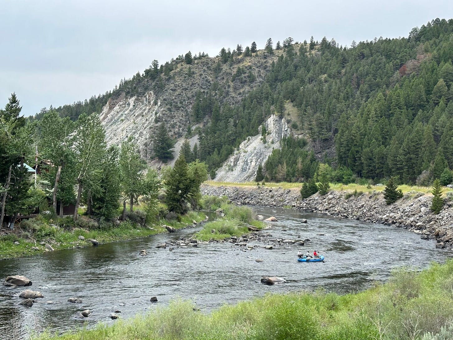 Anglers on the Big Hole River near the Powerhouse fishing access site on Aug. 2, 2023. (Photo by Blair Miller, Daily Montanan) Anglers on the Big Hole River near the Powerhouse fishing access site on Aug. 2, 2023. (Photo by Blair Miller, Daily Montanan)