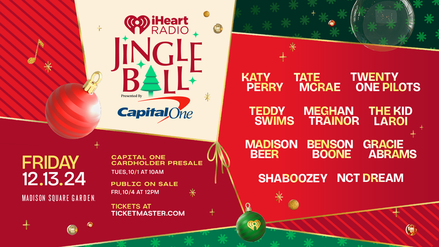 2024 iHeartRadio Jingle Ball Tour Lineups Revealed | iHeart