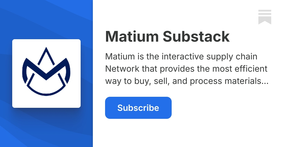 Matium Website Matium Substack | Mitch Best | Substack