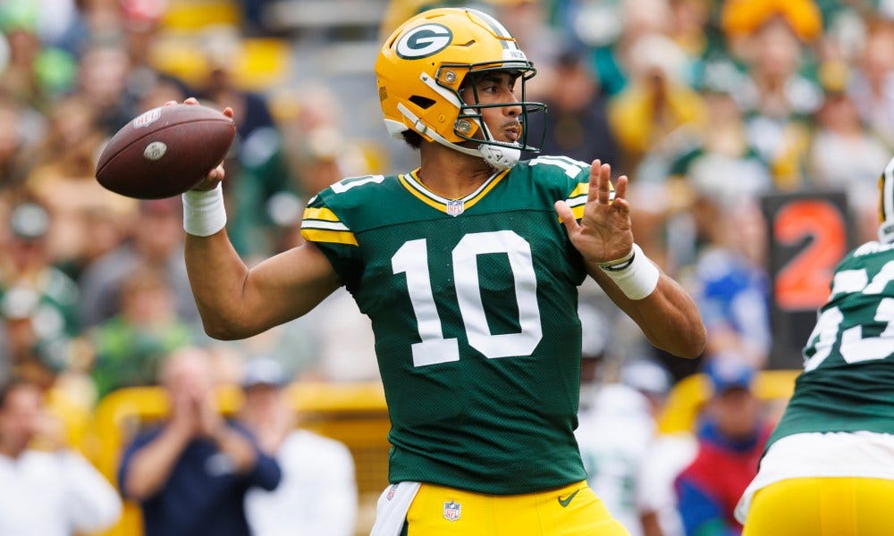 Preseason stats for Packers QB Jordan Love in 2023