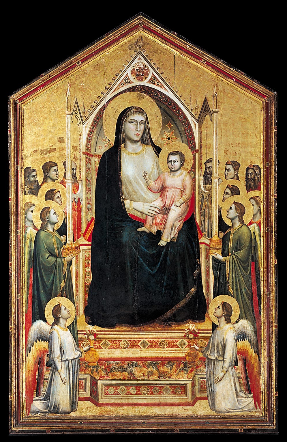 Giotto Ognissanti Madonna tempera panel Giotto Ognissanti Madonna tempera panel