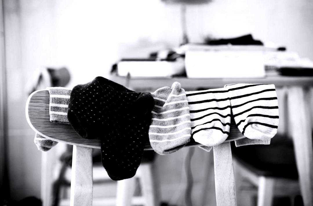 hanging socks on chair hanging socks on chair