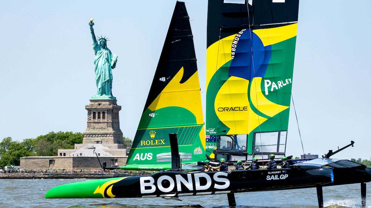 Hugh Jackman and Ryan Reynolds announced as co-owners of the 'Bonds Flying  Roos', Australia's SailGP Team