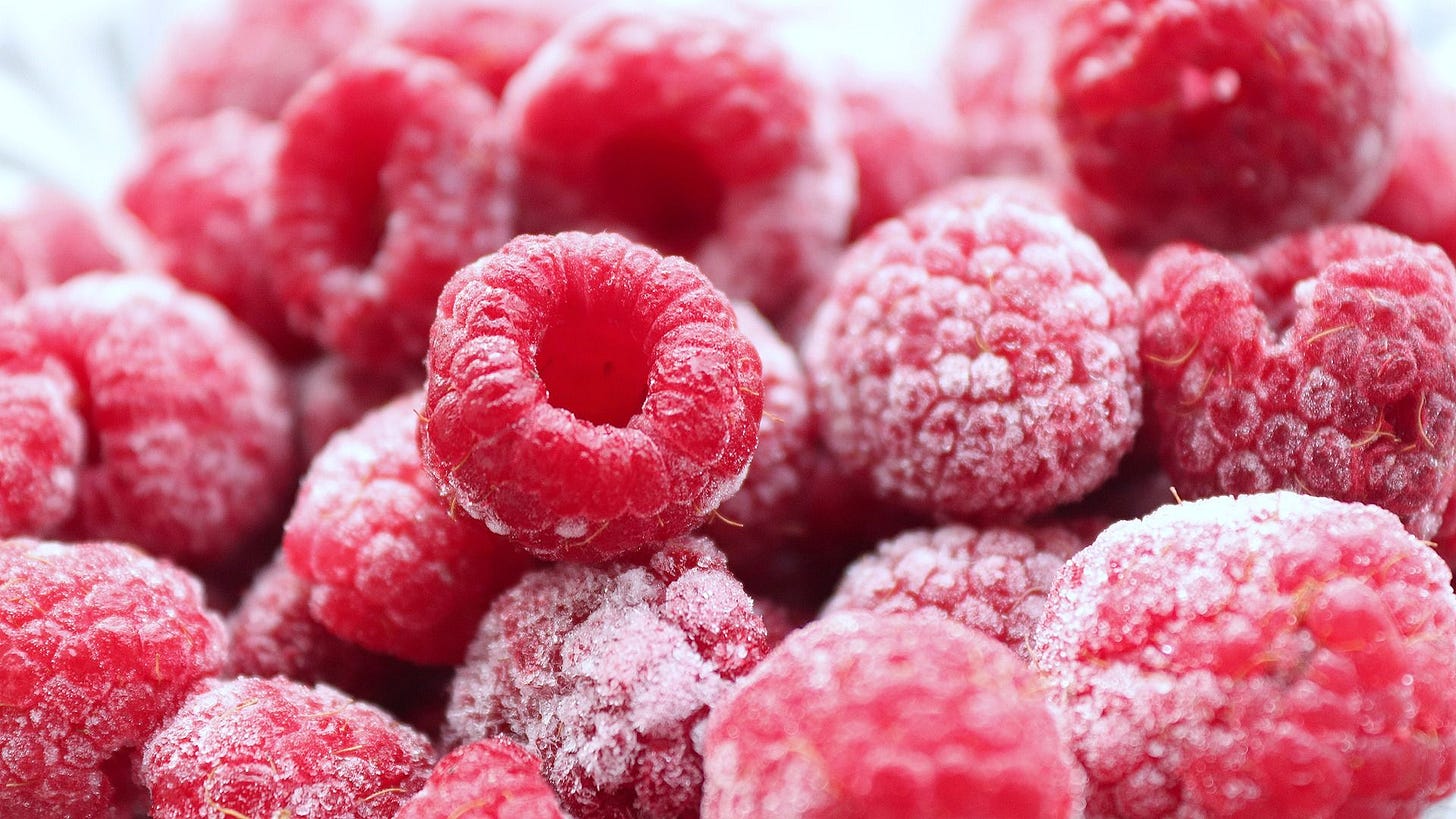 frozen fruit for less waste