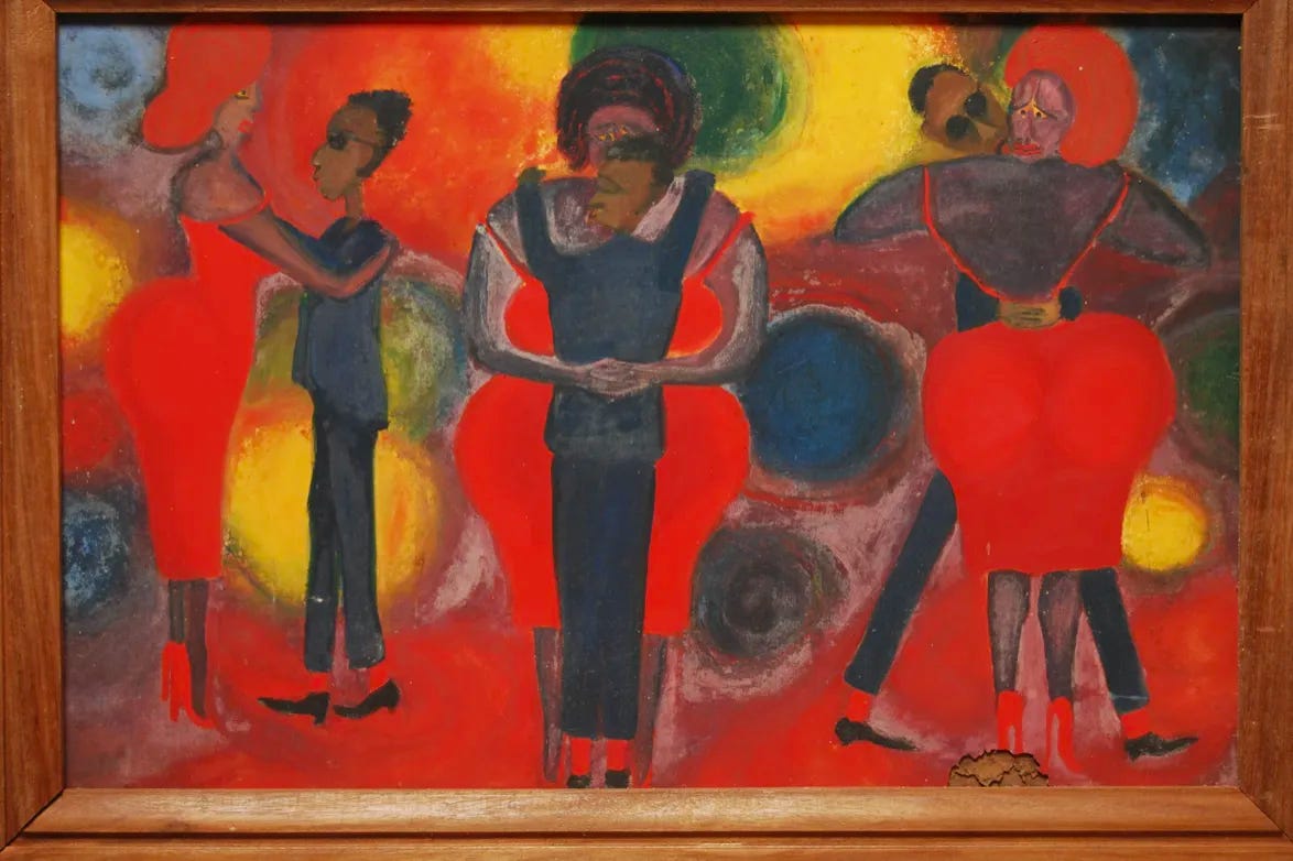 Demas Nwoko, Night Club in Dakar, 1963 | kó