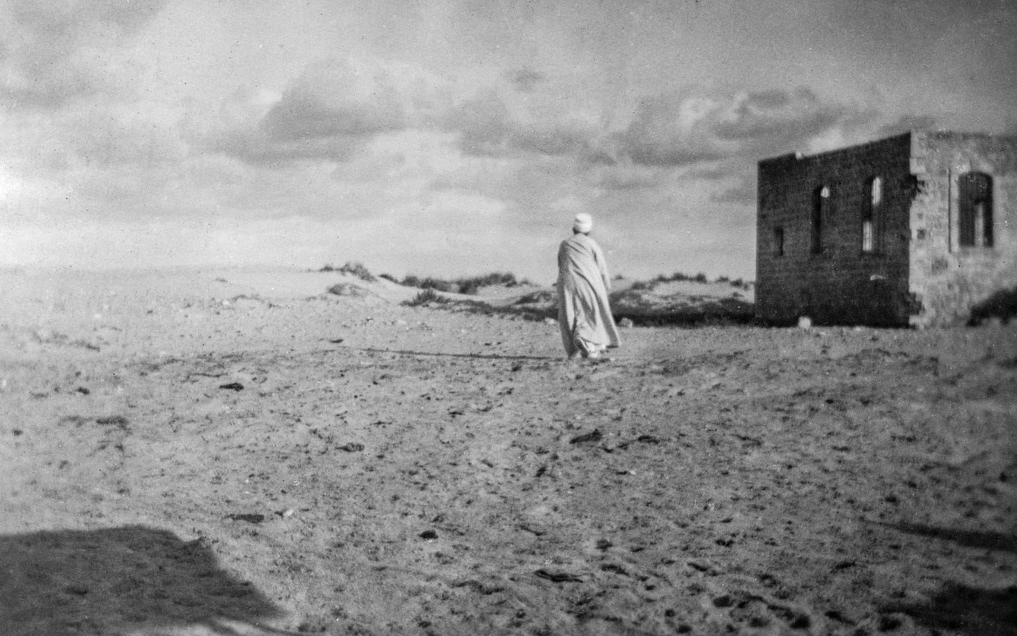 Photo of ‘Abdu’l-Bahá in the Holy Land, about 1920