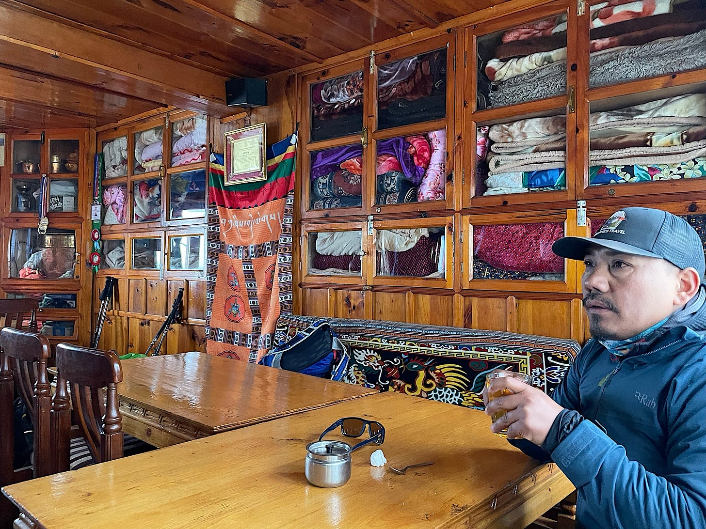 A typical Sherpa guesthouse.