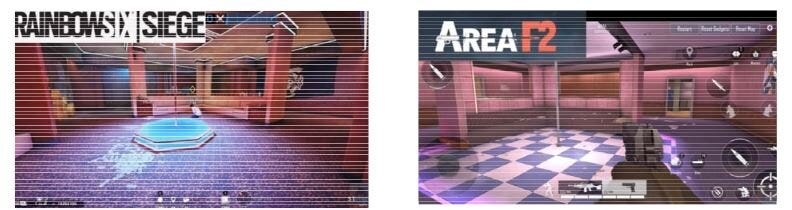 Copied dance floor