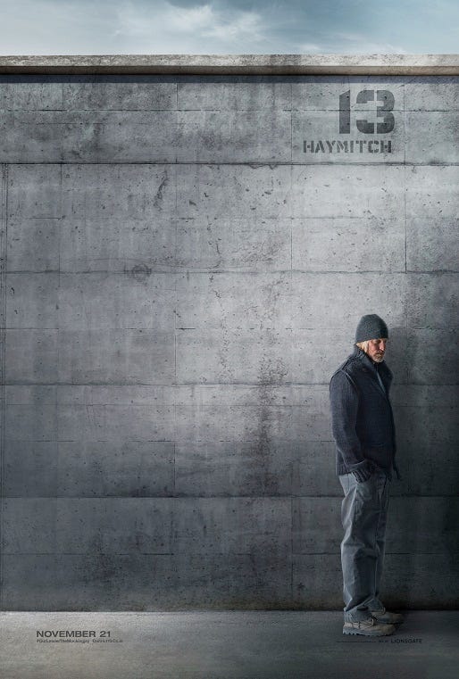 Hunger Games Mockingjay character poster Hunger Games Mockingjay character poster