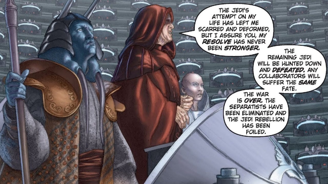 The Full Speech Palpatine gave in Revenge of the Sith [Legends]