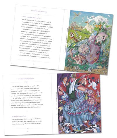 Design a children's picture book using full-page illustrations. Design a children's picture book using full-page illustrations.