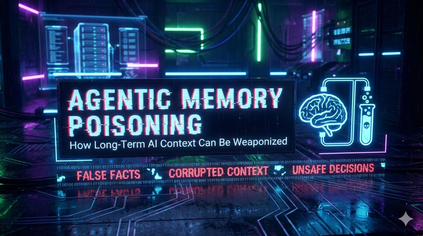Agentic Memory Poisoning: How Long-Term AI Context Can Be Weaponized
