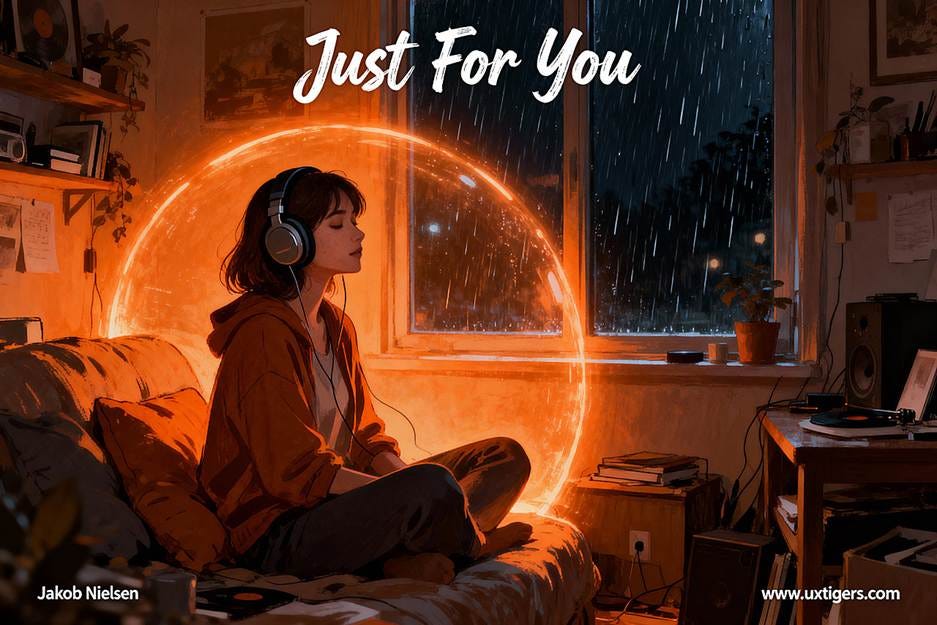 A person sitting on a bed with headphones

AI-generated content may be incorrect.