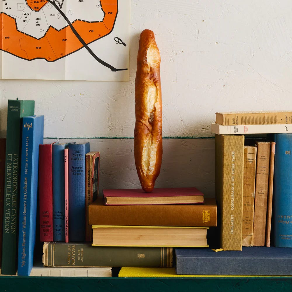 Merci baguette candle