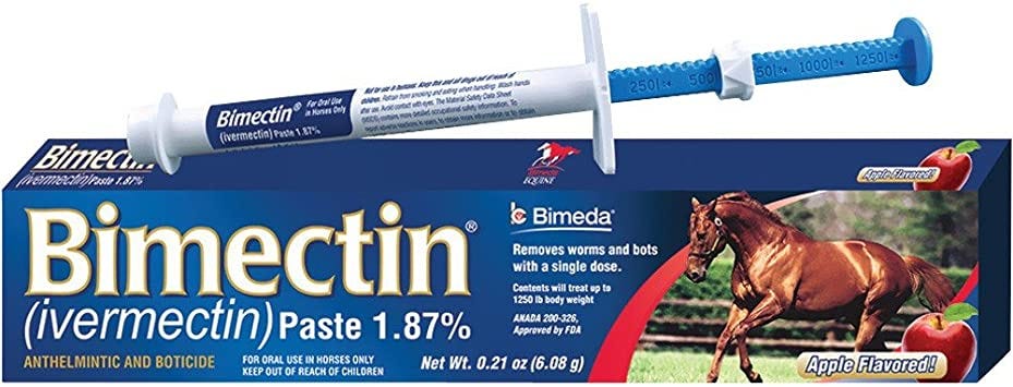 Bimectin Paste Apple Flavor 1.87% Syringe (Single Dose, 6.08gm) — PETRX.com