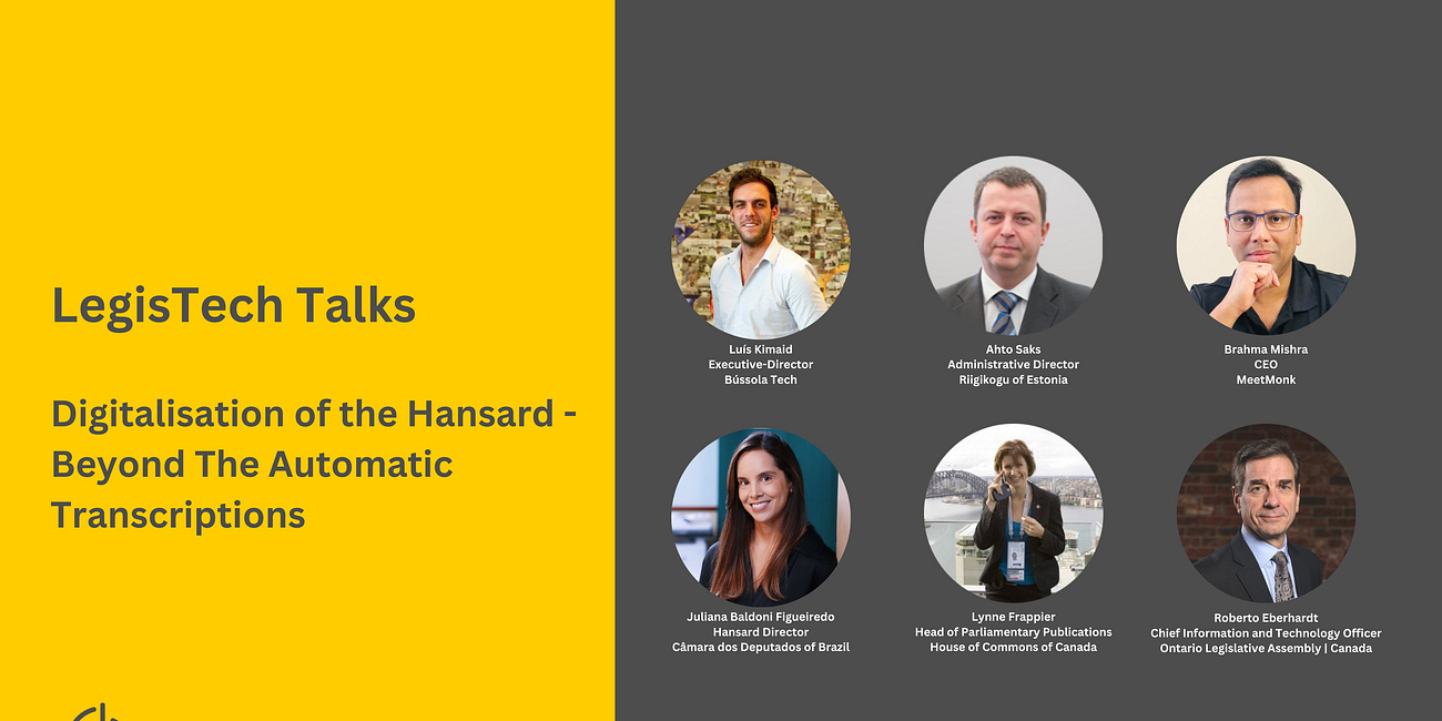 Digitalisation of the Hansard - Beyond The Automatic Transcriptions