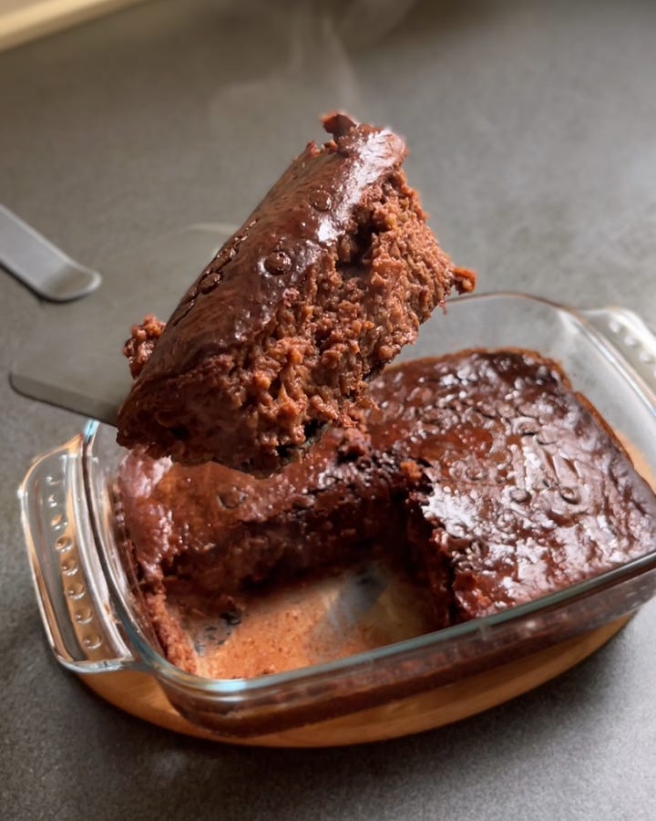 A collage of five different oat-based recipes: creamy golden maple banana oatmeal with nuts, peanut butter banana overnight oats, high-protein waffles stacked with fruit, crunchy dark chocolate yogurt granola, and gooey brownie baked oats fresh from the oven."