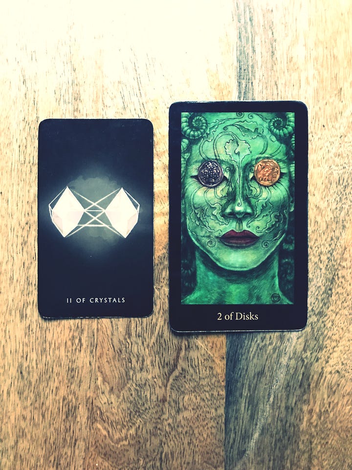 Featured: TOTEM Tarot Deck and Mary-El Tarot Deck.