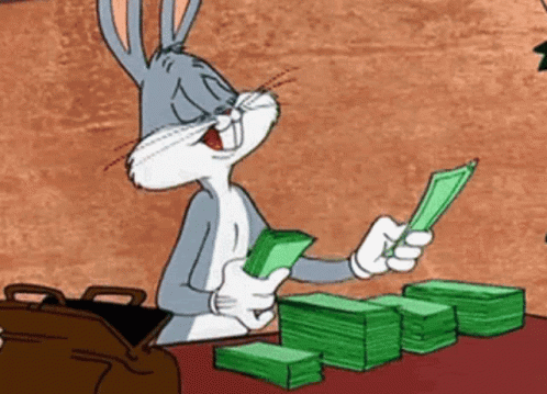 Bugs Bunny Looney Tunes GIF - Bugs Bunny Looney Tunes Cash GIFs