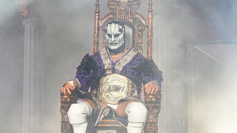 MJF makes entrance in Devil mask