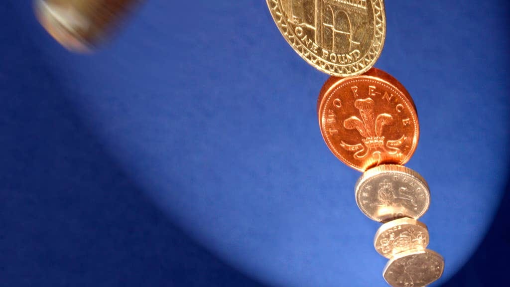 Coins on a string