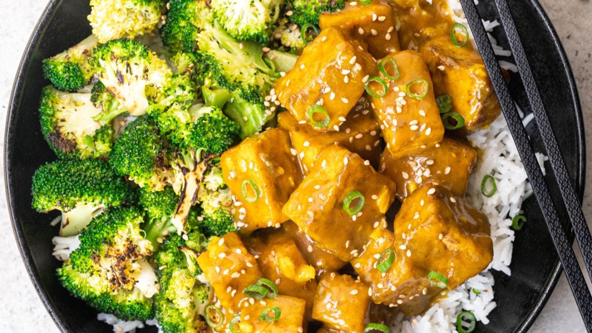 Crispy Orange Tofu