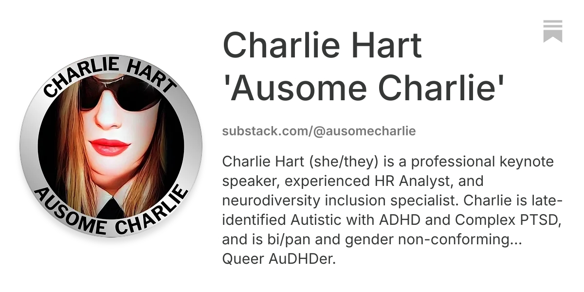 Charlie Hart 'Ausome Charlie' | Substack