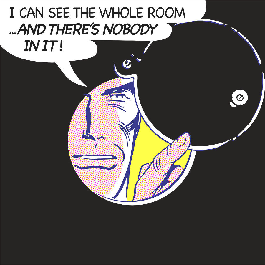 I Can See the Whole Room Digital Art by Pop Art World - Fine Art America