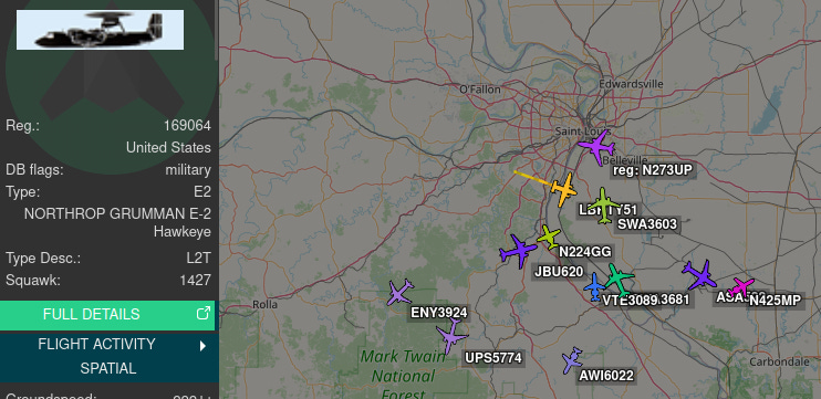 Offline ADS-B Decoder with Mapping - by MidwestFieldOps