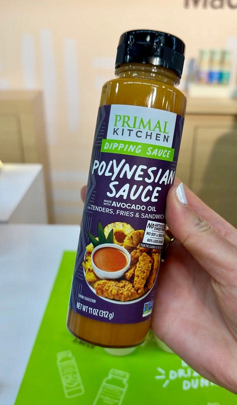 polynesian sauce, peppertux, almond butter