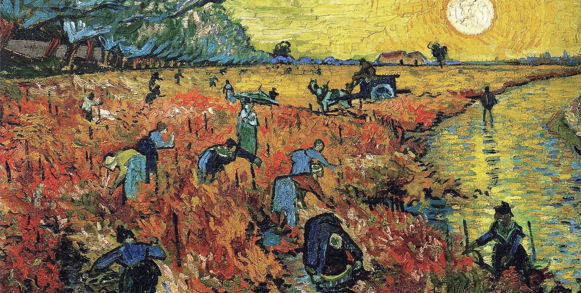 Red Vineyard near Arles by Vincent Van Gogh