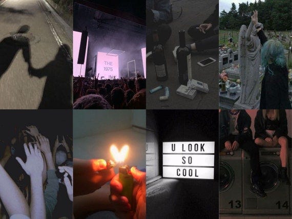 Tumblr Aesthetic Collage Kit - Indie Sleaze Aesthetic Photo Wall - Soft  Grunge Decor PRINTABLE - Etsy New Zealand