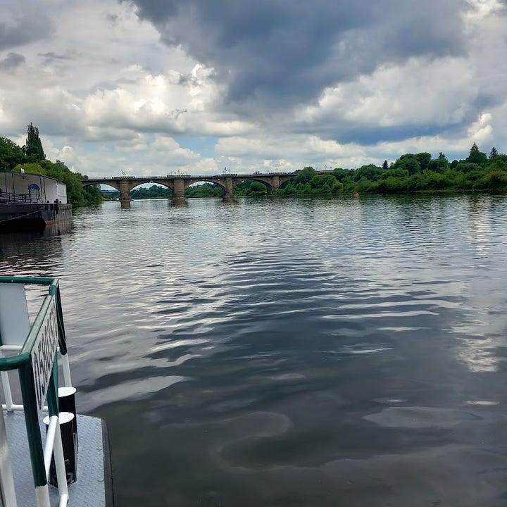 Ferry across the Elbe