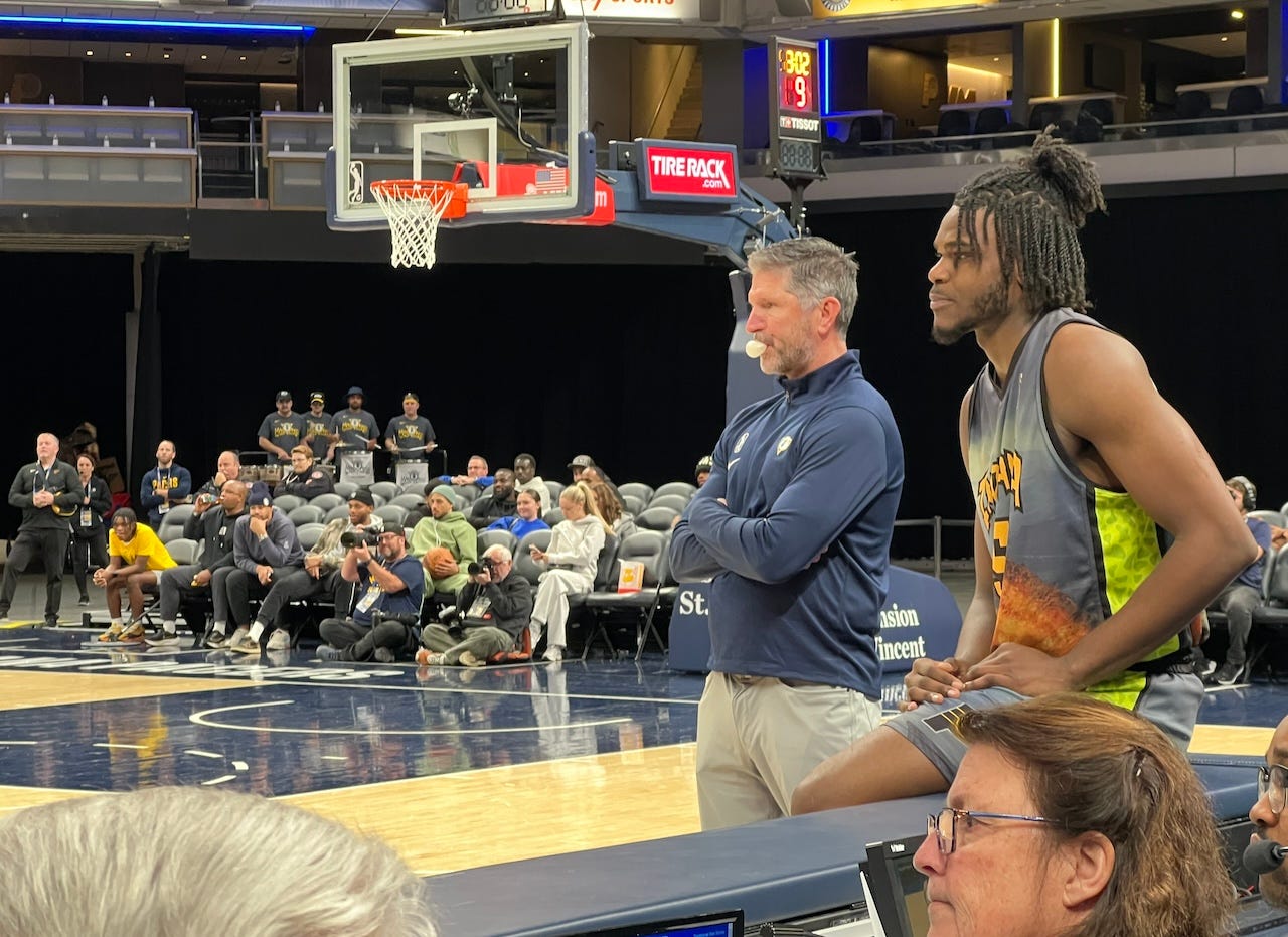 Jarace Walker checking in for the Indiana Mad Ants.