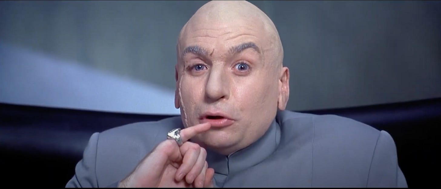 Austin Powers: International Man Of Mystery – "One million dollars" | ACMI:  Your museum of screen culture