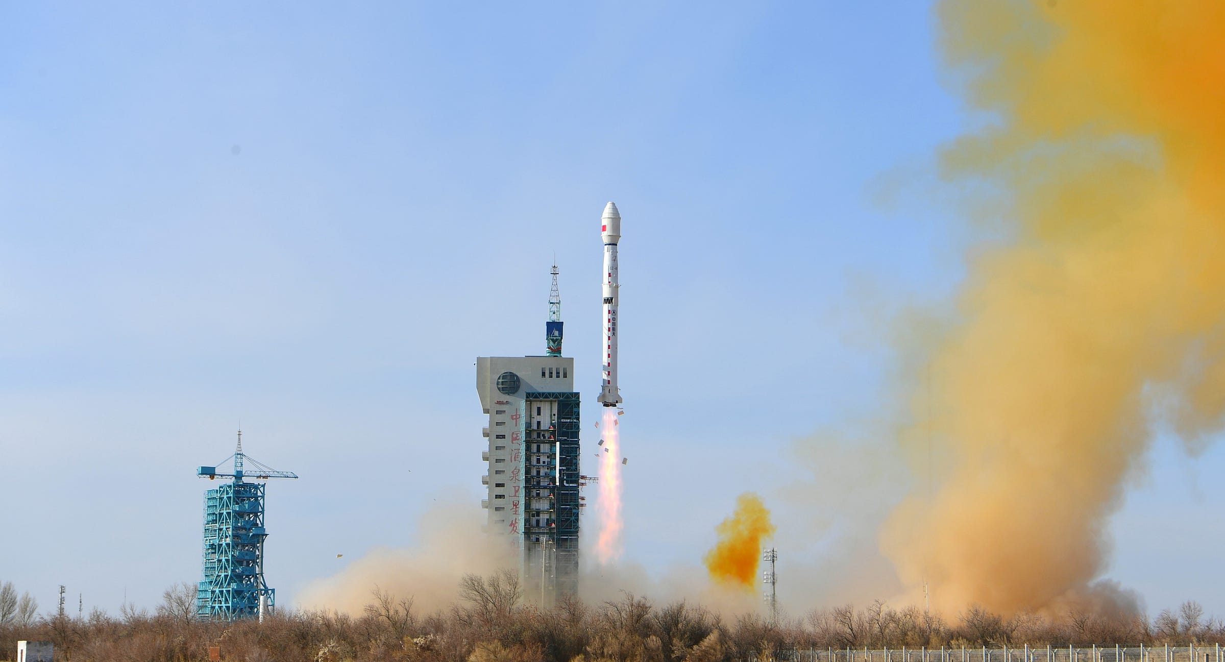 The Long March 4B Y64 vehicle lifting off from the Jiuquan Satellite Launch Center on December 9th 2025. The Long March 4B Y64 vehicle lifting off from the Jiuquan Satellite Launch Center on December 9th 2025.