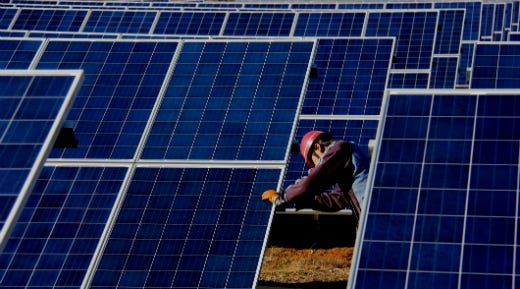 financial environment for green energy strengthening
