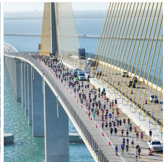 SunSky 10K Returns to Sunshine Skyway Bridge in March 2027