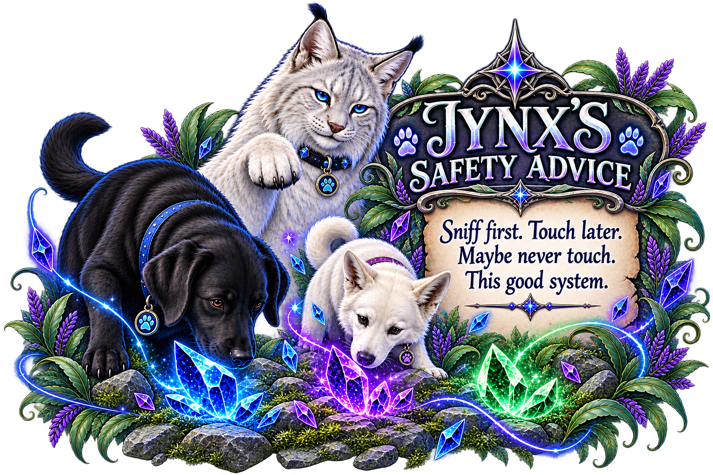 Jynx's Safety Advice - Sniff Firs, Touch Later Jynx's Safety Advice - Sniff Firs, Touch Later